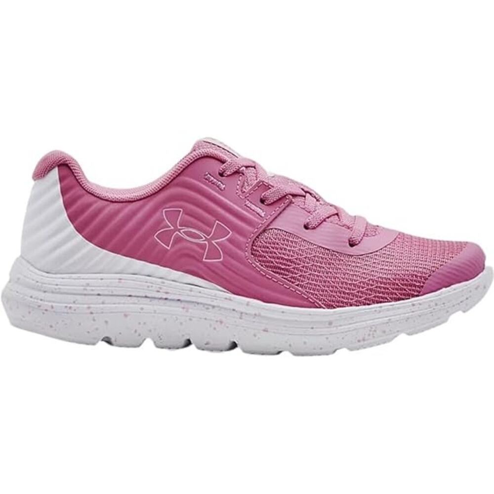 Under Armour Girl's Grade School Outhustle Shoes/Sneakers (Pink/White) Size 6